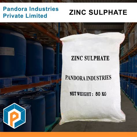 White Zinc Sulphate Monohydrate 33 Powder Packaging Size 50 Kg At