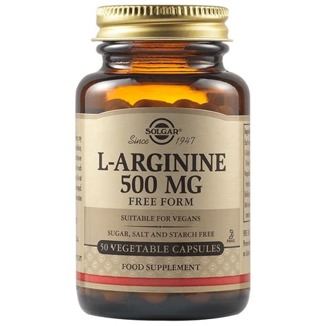 L Arginina Mg Capsule Solgar Dr Max Farmacie