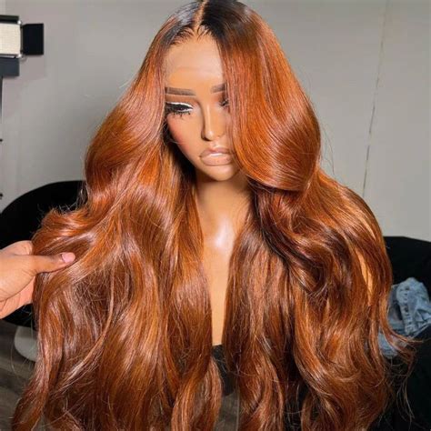 Onemore Ginger Blonde Body Wave Hd Lace Front Wig Ginger Blonde Human Human Hair Wigs Wigs