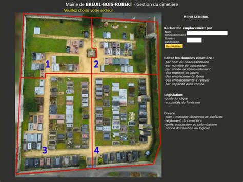 Breuil Bois Robert 78 Gestion des cimetières