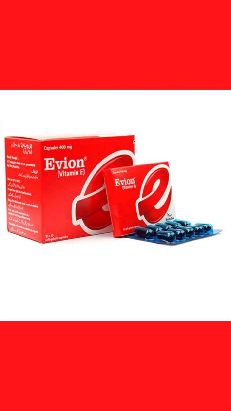EVION 400mg CAPSULES / Men And Wemen Heath And Skin Care
