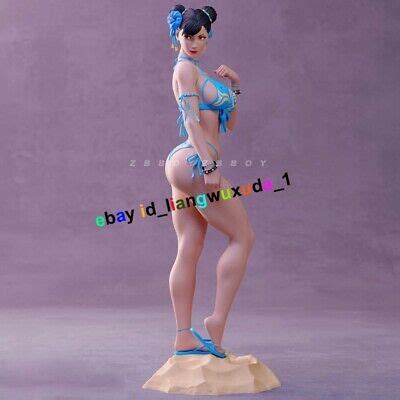 80mm Bikini Chun Li Resin Figure Model Kit Unpainted Unassembled Garage