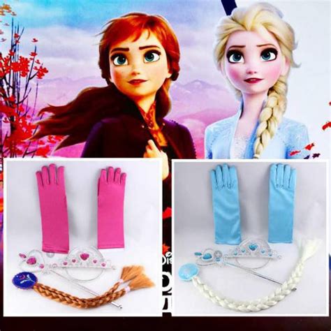 Jual Bisa Bayar Ditempat Mahkota Rambut Dan Tongkat Princess Anna Elsa