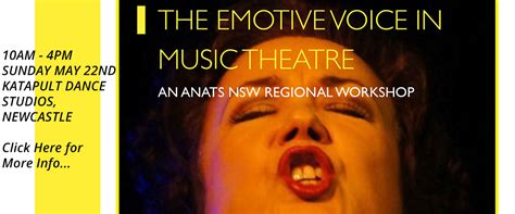 The Emotive Voice In Music Theatre Heather Keens The Art Of Voice