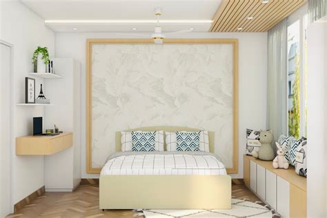 Single Layered Gypsum And Wood False Ceiling Design Livspace