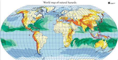 World Map Earthquake Zones