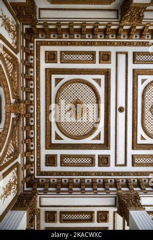 Decorative Neoclassical Ceiling 1930 Inside The Auberge Des Dauphins