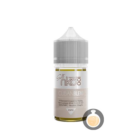Naked Salt Nic Cuban Blend Malaysia Vape Juice US E Liquid