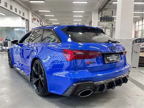 BCTXE AUDI RS6 RS7 C8 DRY CARBON FIBRE REAR DIFFUSER Mod Central