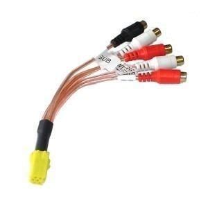 Шнур переходник mini ISO - 5гн.RCA "позолоченный", цена в Новосибирске ...