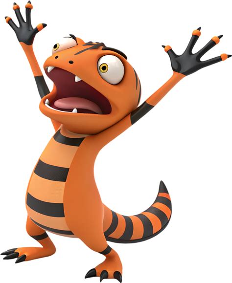 Colorful Gila Monster Lizard Clipart for Wildlife and Desert Art Fans