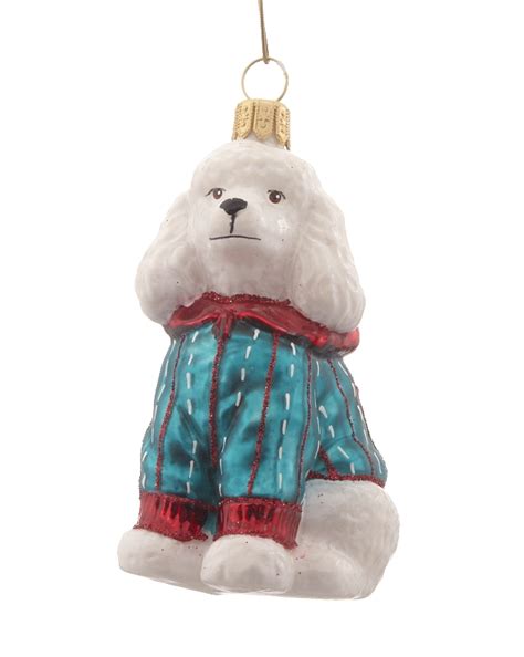 Poodle Christmas Ornament Dog