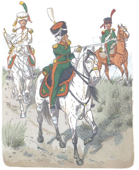 Гц. Варшавское. 5-й конно-егерский полк. Элитная рота (1812)