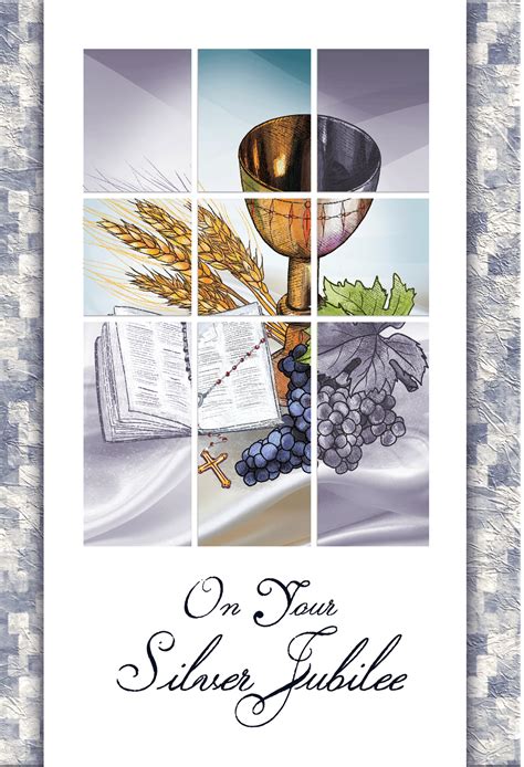 Silver Jubilee Religious Cards Sj48 Pack Of 12 2 Designs