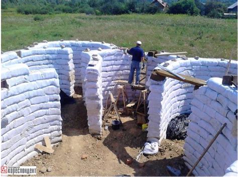 Дом из мешков с землей и глиной Earthbag – опыт украинского ...