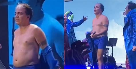 VIDEO Cristian Castro Sorprende Y Se Quita La Ropa En Pleno Concierto