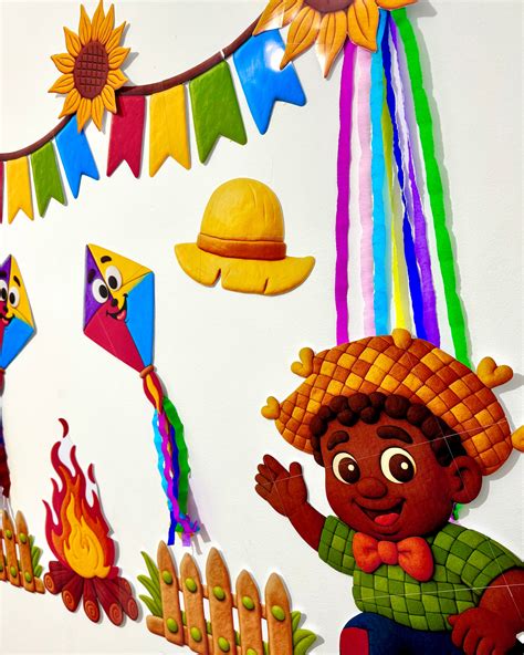 Painel Festa Junina para turmas da Educação Infantil e séries iniciais ...