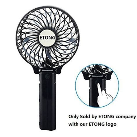 Buy ETONG Handheld Rechargeable Fans 3 Speed Mini Fan Battery Operated