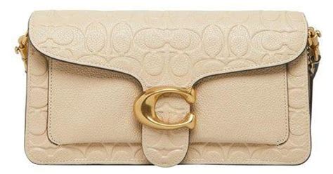 Coach Tabby Shoulder Bag 26 In Signature Leather In Natural Lyst