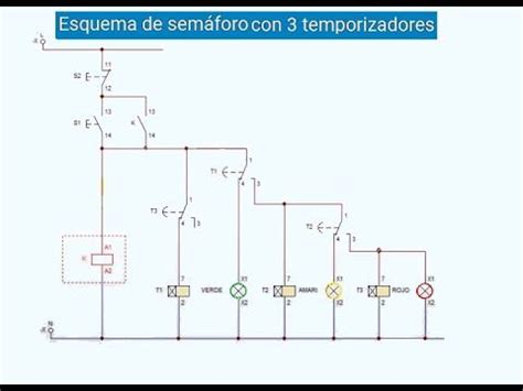 Diagrama De Control De Un Semáforo Con Temporizadores Tempo