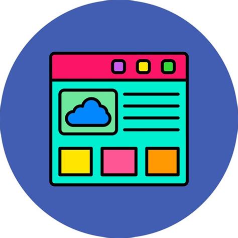 Premium Vector A Blue And Pink Sign That Says Cloud On It