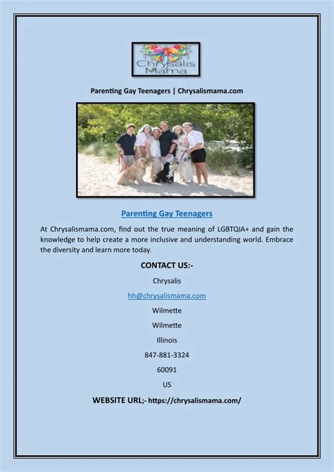 PPT Parenting Gay Teenagers Chrysalismama PowerPoint Presentation ID 13015877