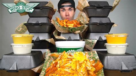 Huge Wingstop Boneless Wings Mukbang Voodoo Fries Xl Ranch Which Flavor Best Youtube