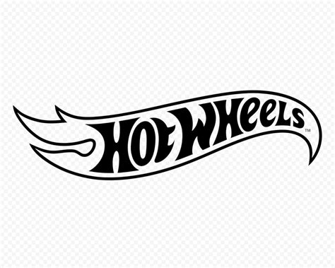 Black Hot Wheels Logo PNG Citypng