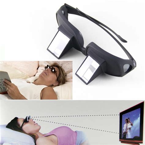 Lazy Glasses Horizontal Prism Spectacles Eyewear Reading Watching Tv