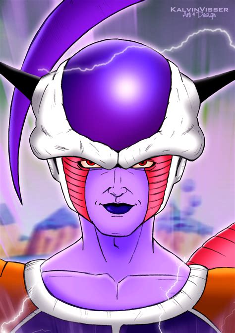 Frieza First Form by KalvinVisser Art Design by JustKalvin on DeviantArt