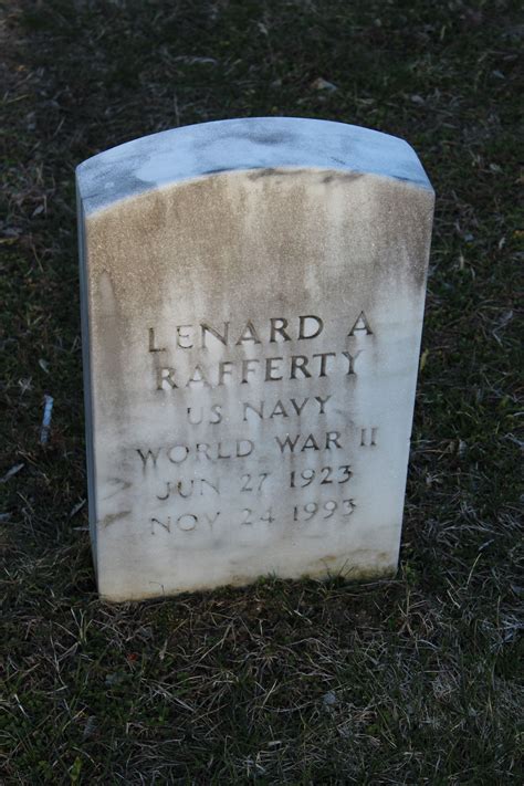 Lenard Alfred Rafferty Find A Grave Memorial