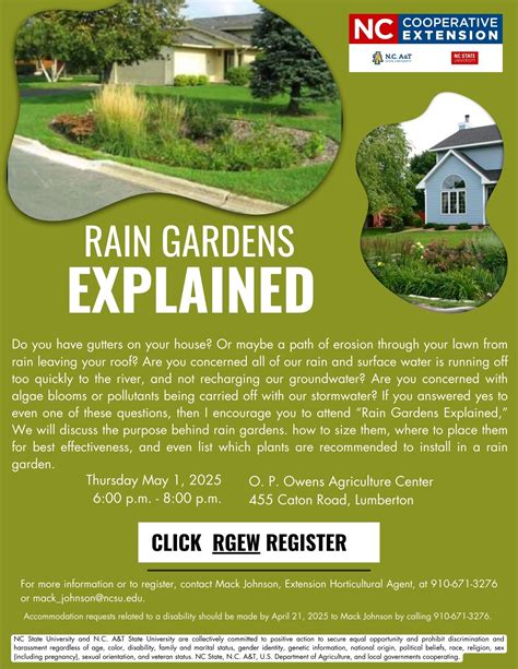 Rain Gardens Explained | N.C. Cooperative Extension