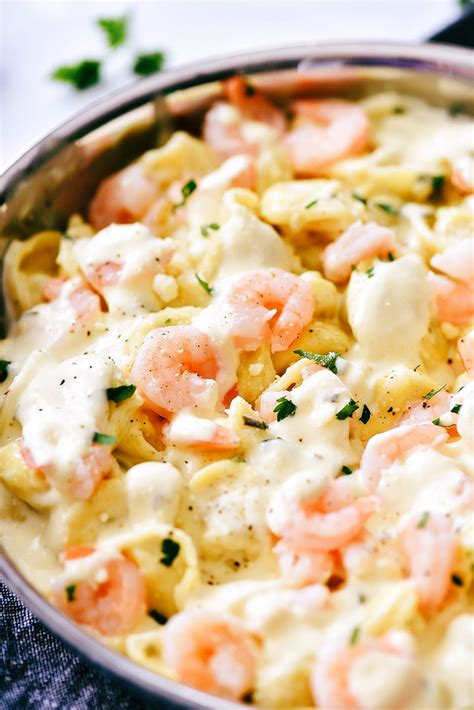 Shrimp Tortellini Alfredo - Life In The Lofthouse