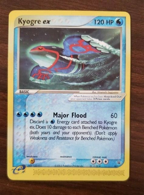 Mavin Pokemon Set Of Black Star Promo Kyogre Ex Groudon Ex