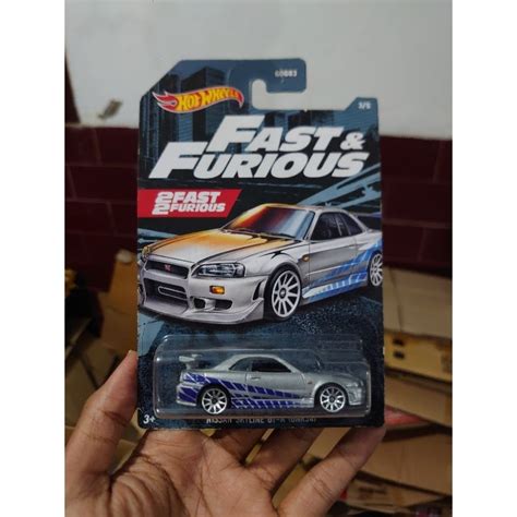 Jual Hot Wheels Nissan Skyline Gt R R Fast And Furious Shopee Indonesia