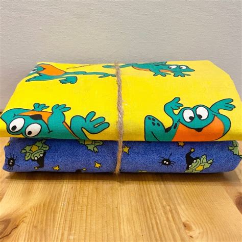 Frog Print Fabric Bundle Frog Fabric Bundle Cotton - Etsy