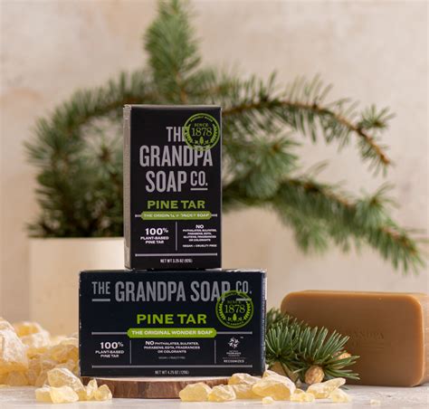 pine tar shampoo grandpa soap