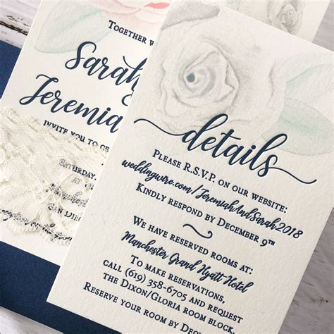 Wedding Invitation Details Card Wording Wedding