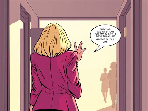 Blonde Karoline Leavitt Shoulder Length Hair Fuchsia Blazer Walking Away The Overeducated