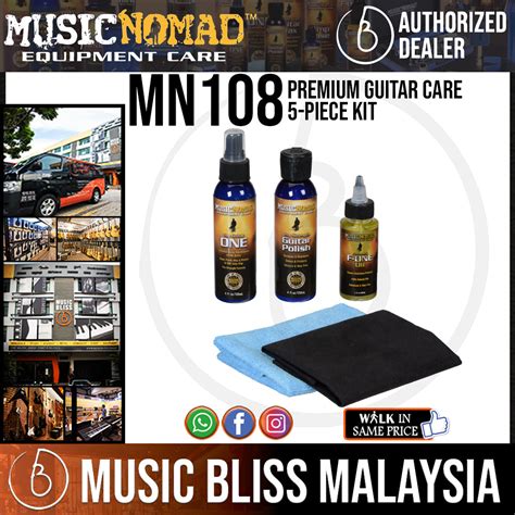 Music Nomad Mn108 Premium Guitar Care 5 Piece Kit — Music Bliss Malaysia