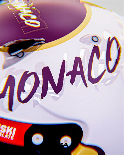 Daniel Ricciardo Monaco GP concept helmet :: Behance