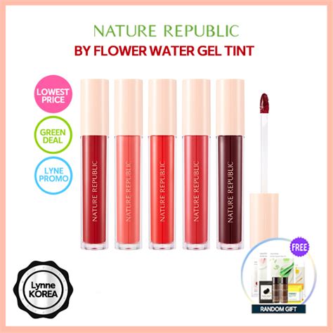 Nature Republic By Flower Water Gel Tint Shopee Malaysia