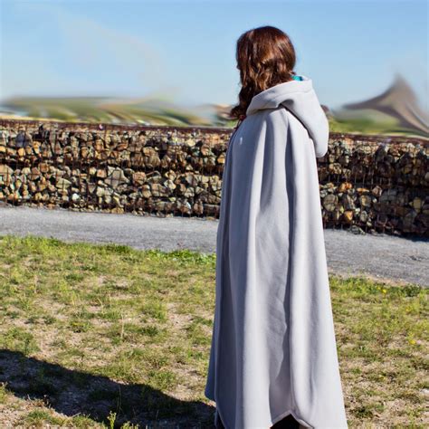 Long Hooded Cloak Paper Sewing Pattern Full Cape Sewing Pattern Hooded