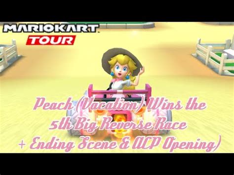 Peach Vacation Wins The 5th Big Reverse Race Ending Scene All