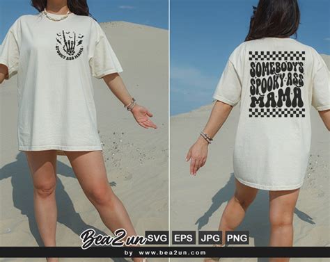 Retro Halloween Svg Spooky Mama Svg Somebody S Spooky Ass Mama Svg Halloween Svg Halloween