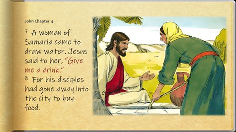 John 4 1 42 Jesus Spoke To The Samaritan Woman Pnc Bible Reading