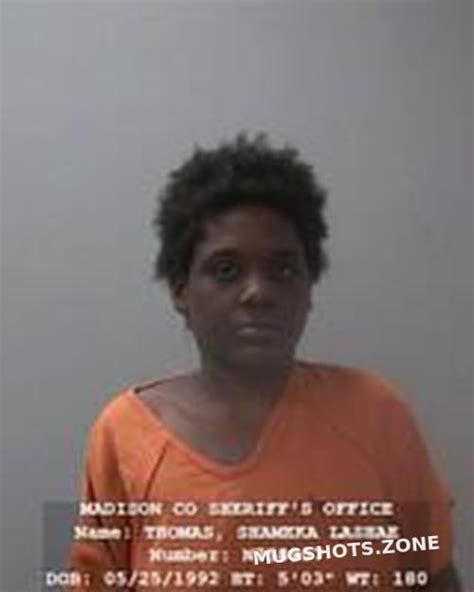 Shameka Lashae Thomas Madison County Mugshots Zone