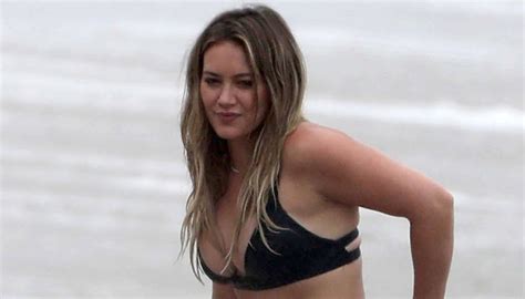 Hilary Duff Hits The Beach In Her Bikini On Labor Day Bikini Hilary