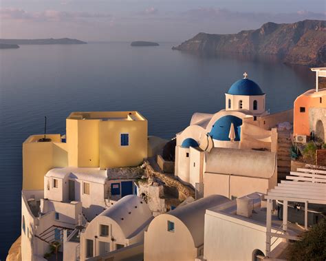 Oia Village in the Morning, Santorini, Greece, Greece