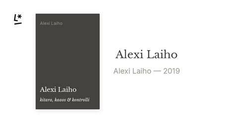 Alexi Laiho By Alexi Laiho Literal